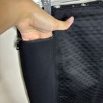 White House | Black Market Black Quilted Pencil Skirt Sz 12 Photo 3