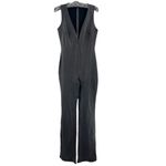 Naked Wardrobe  Faux Leather Sleeveless Jumpsuit Sz M Photo 3
