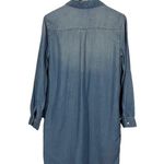 NWT Sneak Peek Tie Up Chambray Shirt Dress Photo 5