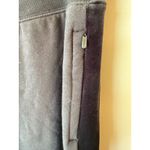 Athleta Elastic Waist High Rise Straight Leg Sweatpants Black Women's Size Large Photo 2