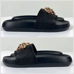 Versace NWB Palazzo Medusa Slide Sandal Black Size 37EU 1009461 DGOM8 KVO41 Photo 2