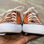 Converse All Star Low Tops Lace Up Dark Orange Fashion Sneakers Women’s 6 Photo 4