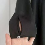 Aritzia Wilfred Square Neck Satin Midi Dress Black Size 0 XS Photo 6