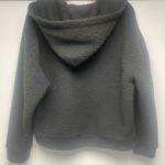 PINK - Victoria's Secret PINK Cozy Sherpa Black Zip-Up Jacket Photo 1