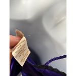 Victoria's Secret Vintage  Small Nightgown Slip Purple Black Lace Sexy Polyester Photo 7