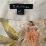 Brooks Brothers New Woman’s Silk Short Sleeve Floral Top Pink, Sz 14 Photo 5