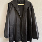 Eileen Fisher  Silk Cotton Open‎ Blazer Jacket Size Medium Photo 0