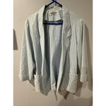 Alfred Dunner  Sz 20 Spring Light Blue & White Pants Suit Set 2 Piece‎ Womens G Photo 4