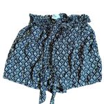 Hollister Shorts Women's small Ultra High Rise Floral Shorts Tie Waist Paper Bag Photo 1