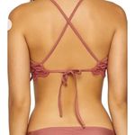 PilyQ New. dusty rose lace bralette bikini set. D-cup/L-teeny Photo 3