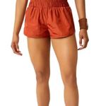 Free People  Orange Way Home Shorts Photo 1