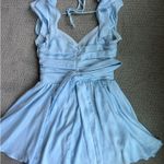 American Threads Light Blue Dress Photo 2
