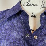 Rock 47 by Wrangler Purple Snake Print Embellished Long Sleeve Western Shirt M Size M Photo 4