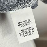 Adyson Parker  • Greyish Blue Striped Tie Front Blouse Photo 3