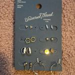 Universal Threads NWT Universal Thread Mixed Metal Earring Set Brass tone semi precious howlite Photo 0