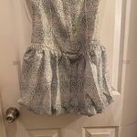 Lush Clothing Lush White and Green Patterned Fabric Photo 5