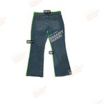 Loft  Dark Blue Flare Jeans Photo 5