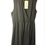 Bloomchic  NWT crochet shoulder black sleeveless wrap vneck front size 14/16 Photo 0