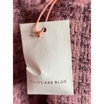 Skies Are Blue  NEW The Harper Vest MEDIUM Pink Tweed Vest Criss Cross Back Vneck Photo 7