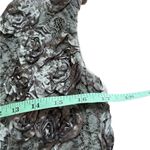 Scarlett Women's Floral Lace Sheath Dress Size 16 Silver Sleeveless V-Ne… Photo 9