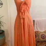 Free People Endless Summer A Little Extra Maxi Dress Papaya Size Small NWOT $128 Photo 1