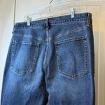 Old Navy  High Rise OG Denim Jeans Distressed Frayed Hem Dark Wash‎ Size 18 # Photo 2