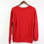 Wisconsin Script‎ Graphic Crewneck Sweatshirt Red Size S Photo 4