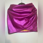 Windsor  Shiny Magenta Pencil Skirt Photo 1