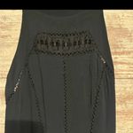 Sam Edelman  black eyelet fit and flare dress size 0 Photo 6