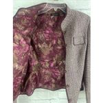 Valerie Stevens  Wool Blend Women's Boucle Tweed Classic Blazer Size 14 Photo 8