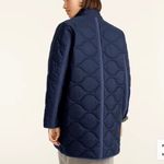 J.Crew  | Signature Quilted Cocoon Primaloft Navy Lightweight Puffer Jacket, M Photo 1