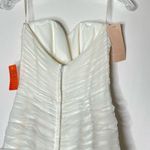 Mikaella Bridal Strapless Mermaid Ivory Wedding Dress Size 4 White Photo 6