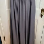 Bill Levkoff Chiffon Pewter Halter Bridesmaid Prom Occasion Dress 990 W-633 Sz 8 Photo 2