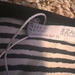 ZARA Striped Cold Shoulder Top Ruffle Sleeve Casual Blouse Medium Photo 1