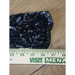 Laurence Kazar  Black Silk Beaded Blouse Shirt Top Evening Size Small‎ Luxury Photo 6