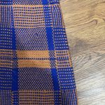 Moon River  Orange Plaid Knit Mini Skirt Size Medium Photo 1