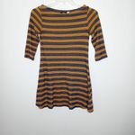 Urban Outfitters Bdg  Blue Yellow Stripe Mini Dress Size Small Photo 1