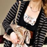 J.Crew Rare NWT Collection Sequin Galaxy Bag Purse Photo 1