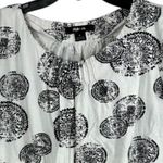 Style & Co Black White Design Top Medium Photo 4