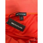 Pretty Little Thing Womens Halter Neck Ruffle Layered Dress Orange Size 4 Photo 3