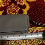 Marc by Marc Jacobs Marc Jacob’s gray leather wallet clutch silver hardware Photo 3