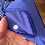 Lululemon PURPLE REFLECTIVE SHIRRED RUCHED ANKLE CAPRI LEGGINGS 4 Photo 3