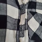 Maurice's Black and white Buffalo plaid button up Photo 5