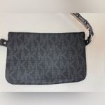 Michael Kors Michael Kors Women’s Black and Gray Logo Pouch Belt Bag Size S Photo 3