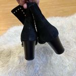 Jimmy Choo  suede style black booties studded size 38.5 Photo 10