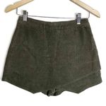Altar'd State Women's Hunter Green Asymmetrical Corduroy Cabin Core Skort XS Photo 0