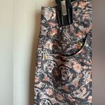 H & M Size 6 womens pattern pants jeans skinny stretchy earth colors Photo 4
