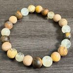 Jasper & Rock Quartz Stone Bracelet Photo 0