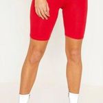 Pretty Little Thing PLT Red Biker Shorts  Photo 0