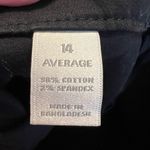 Fashion Bug Black Pants Women’s Size 14 Average 32” inseam Back Flap Pockets Photo 6